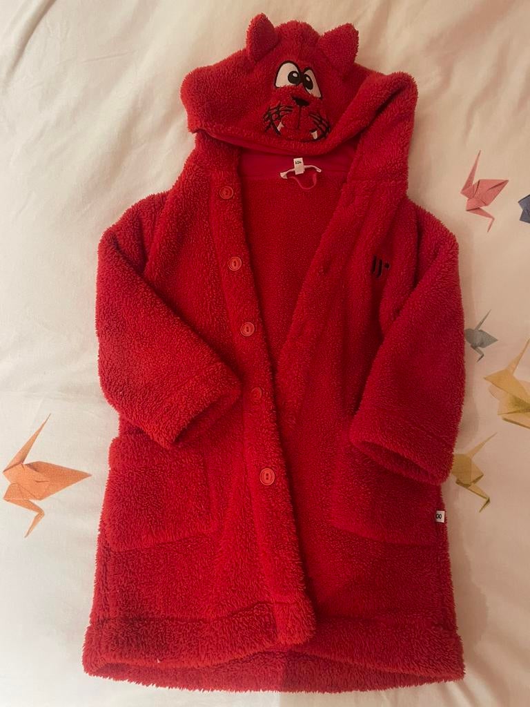 Woody badjas in zachte warme fleece, Enlèvement, Comme neuf