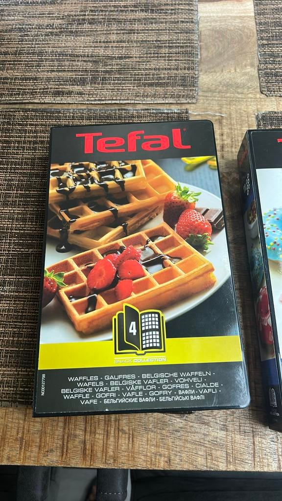 Tefal Snack Collection-set - 2 Bricelet-borden, 2 stuks, Ophalen of Verzenden, Zo goed als nieuw