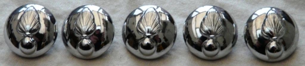 Knopen Lotje, Uniform, DT, KMar, diameter 23mm, 5 stuks.(5), Ophalen of Verzenden, Rijkswacht, Kleding of Schoenen