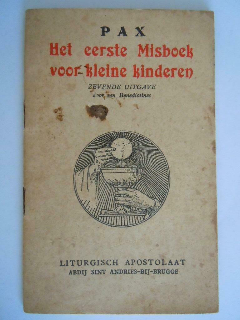 missaal Pax Het eerste misboek voor kleine kinderen, Boeken, Ophalen of Verzenden, Gelezen, Christendom | Katholiek