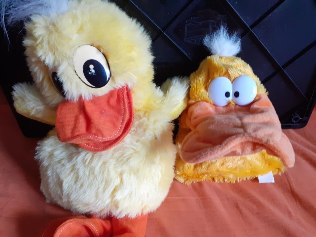 2 handpoppen met eenden, Ophalen of Verzenden, Zo goed als nieuw, Eend
