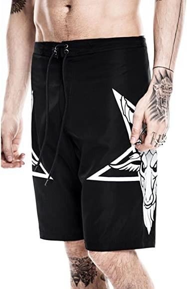 Killstar swimming shorts, Ophalen, Maat 52/54 (L), Zwart, Zwemshort