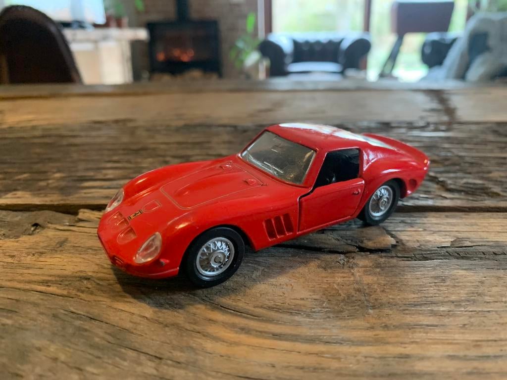 Vintage modelauto Ferrari 250 GTO Maisto Shell 1/38 schaal, Ophalen of Verzenden, Zo goed als nieuw
