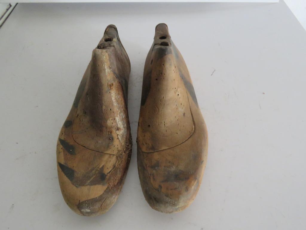 Paar Oude schoenleesten maat 40, Antiek en Kunst, Curiosa en Brocante, Ophalen of Verzenden