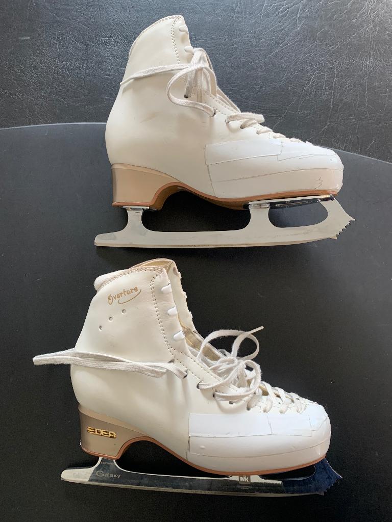 Kunstschaatsen EDEA Ouverture 250 + MK Galaxy messen, Ophalen, Gebruikt, Kunstschaatsen, Overige merken