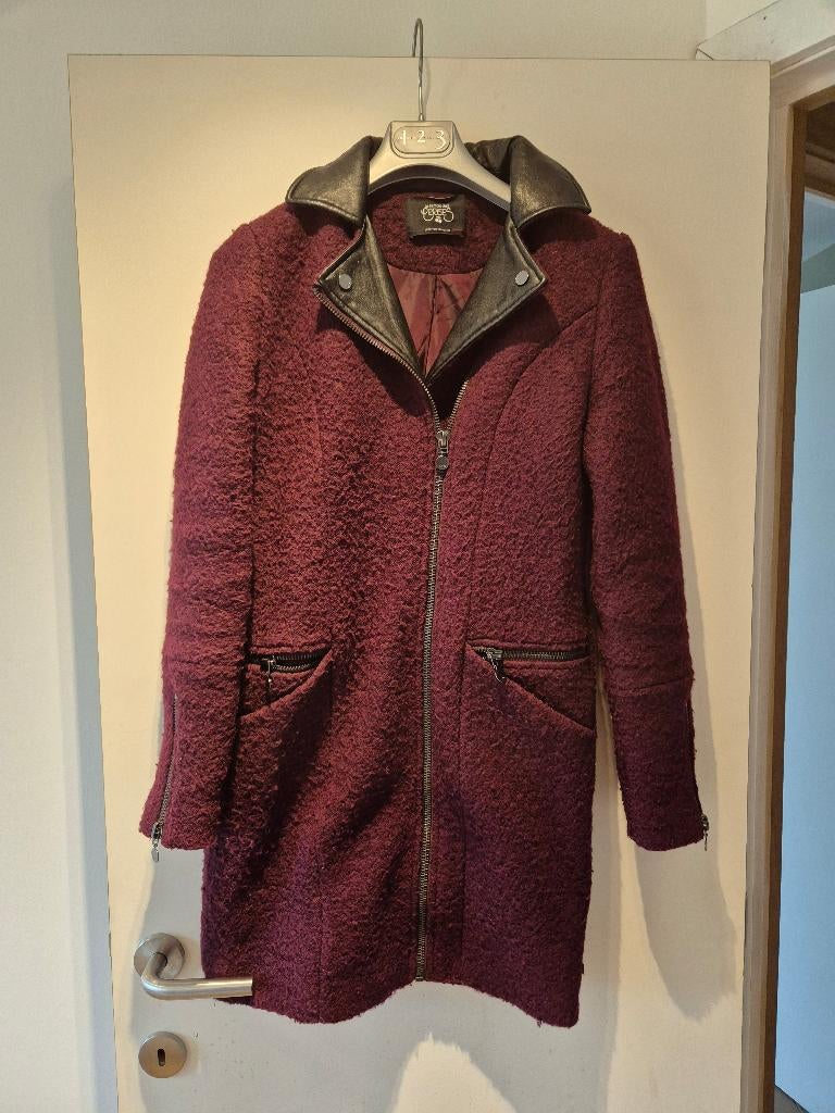 Mantel le temps des cerises maat xs, Rouge, Enlèvement ou Envoi, Taille 34 (XS) ou plus petite, Porté