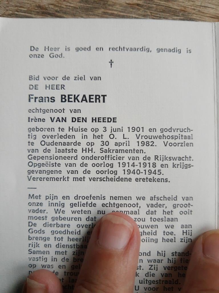 Bp opgeëiste 14-18 +krijgsgevangene 40-45 + onderofficier, Verzamelen, Ophalen of Verzenden
