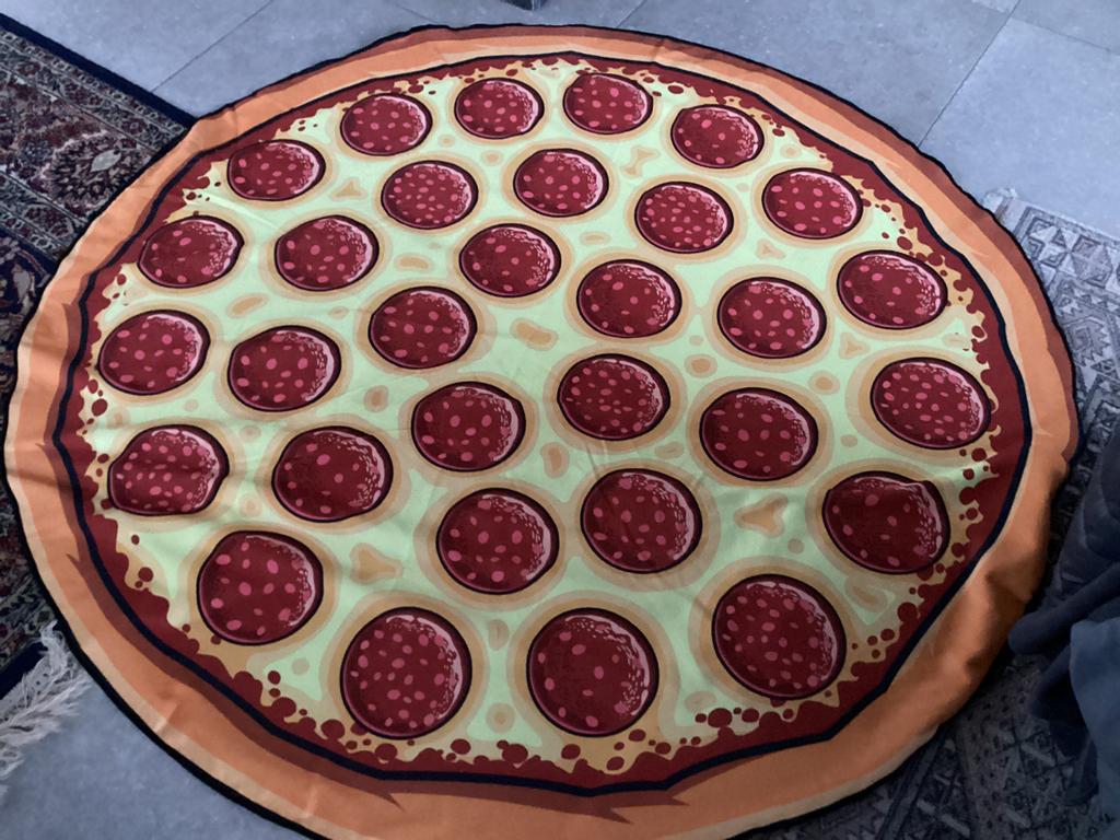 Strandlaken pizza 1,5 m NIEUW, Offres d'emploi