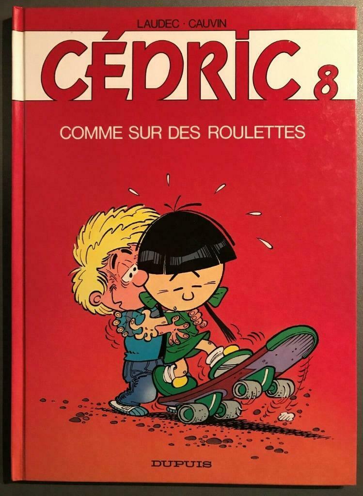 B.D. Cédric N°8 : Comme sur des roulettes   1994, Eén stripboek, Ophalen of Verzenden, Gelezen, Laudec et Cauvin 