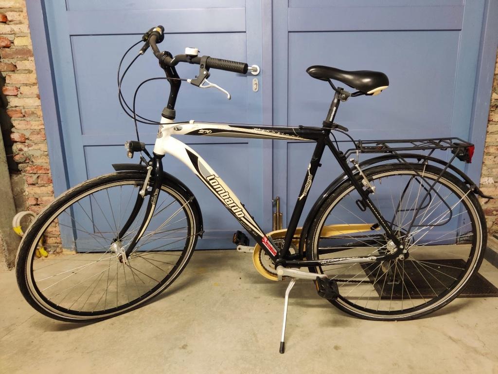 Mannenfiets Lombardo Goede staat, Fietsen en Brommers, Fietsen | Heren | Herenfietsen, Ophalen, Zo goed als nieuw, Overige merken