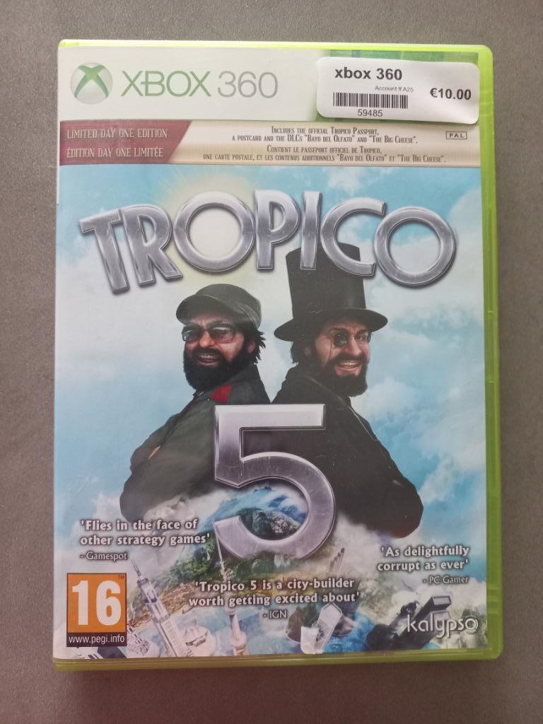 Xbox 360 Tropico 5, Enlèvement ou Envoi, Comme neuf