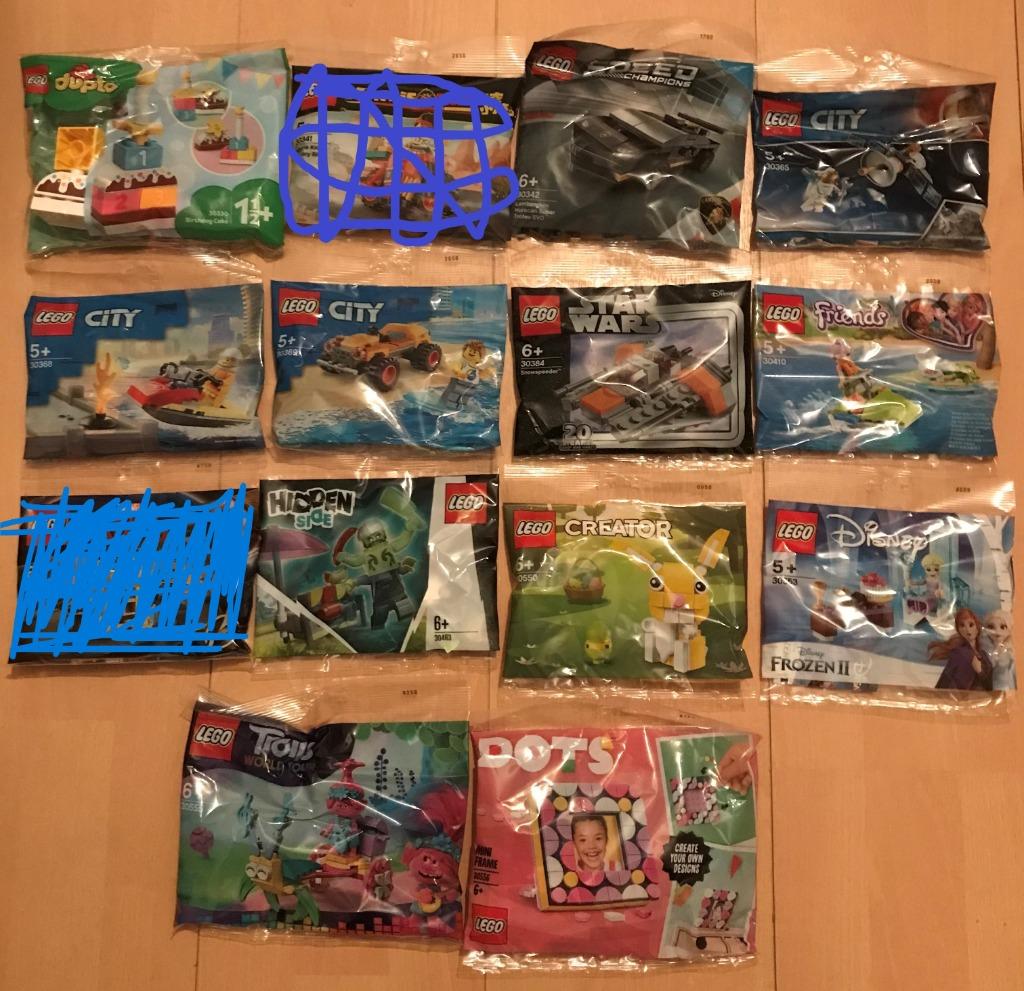 LEGO verschillende polybags, Ophalen of Verzenden, Nieuw, Complete set, Lego