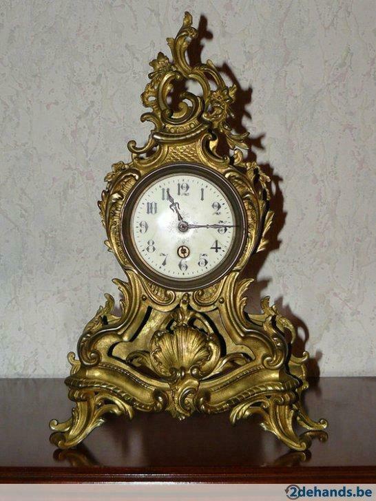 Antieke koperen klok Louis XV - Japy Frères (ca. 1890), Enlèvement