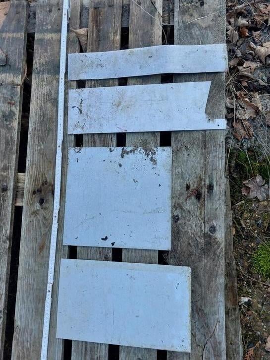 4 plaatjes - inox, Enlèvement, Comme neuf