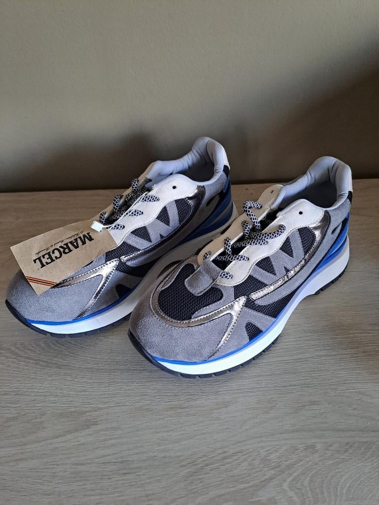 Sneakers Marcel blauw/grijs maat 40 nieuw, Kleding | Heren, Ophalen, Nieuw, Blauw, Sneakers