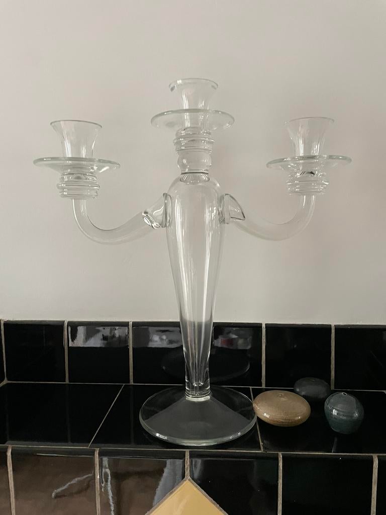 Grand bougeoir de la marque Flamant, Enlèvement ou Envoi, Verre