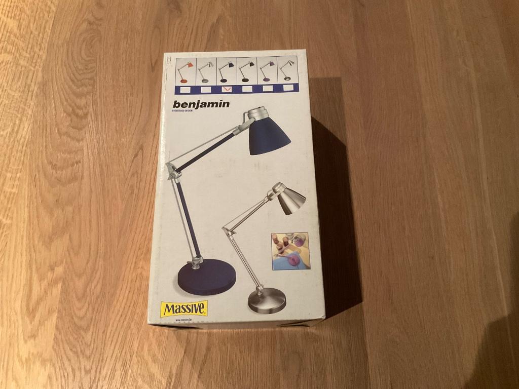 Bureaulamp Massive zwart, Enlèvement ou Envoi, Neuf, Métal