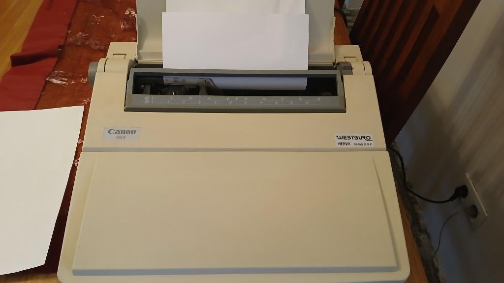 Perfecte elektrische schrijfmachine van Canon, Verzenden, Gebruikt