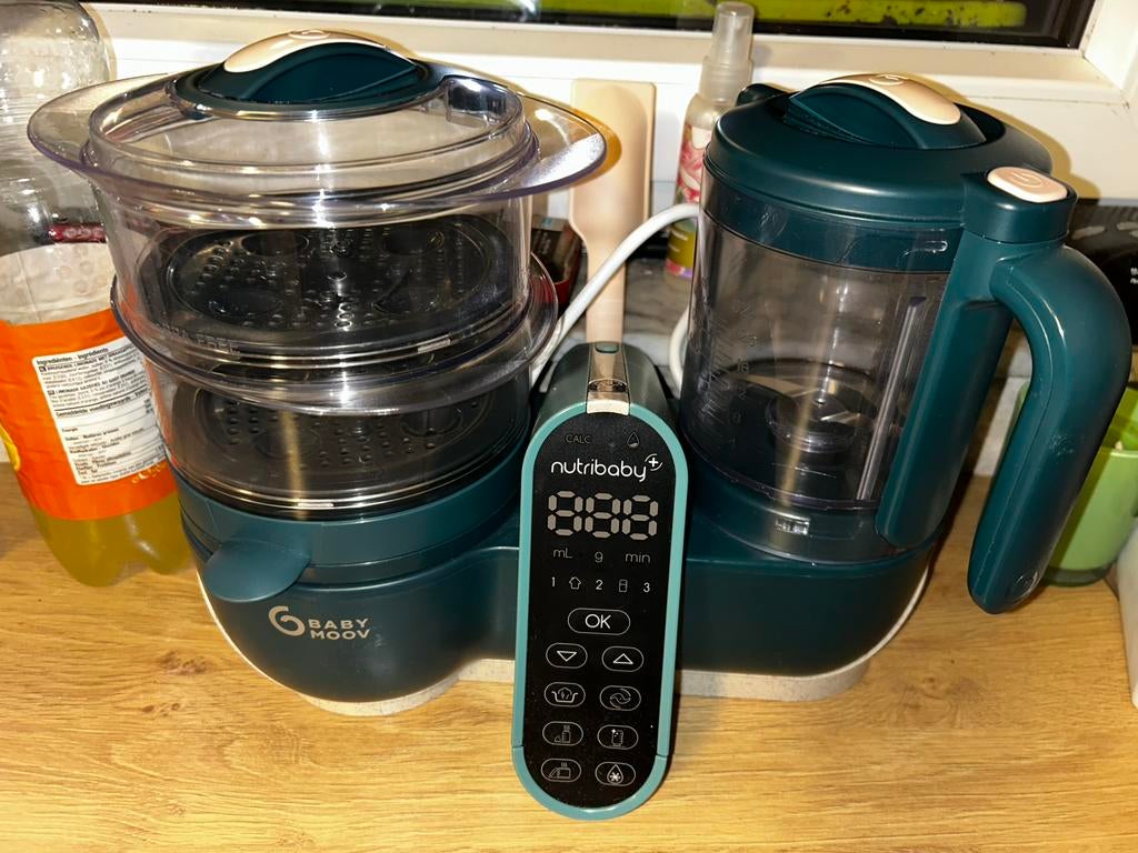 Nutribaby + babymoov cuiseur vapeur bébé, Enlèvement, Comme neuf