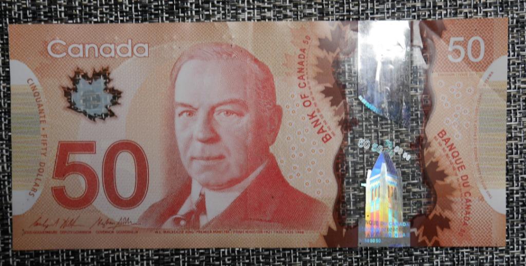 Billet 50 Dollars Canada 2012, Enlèvement ou Envoi, Autres pays, Billets en vrac