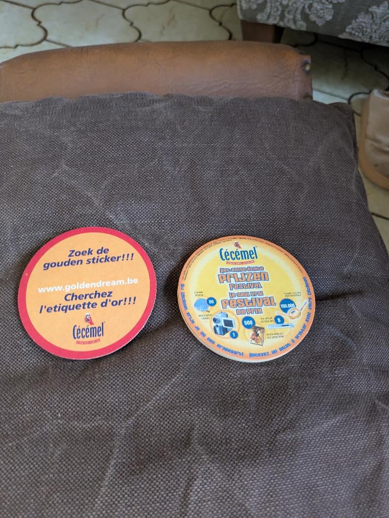 Cecemel, Verzamelen, Biermerken, Ophalen of Verzenden, Zo goed als nieuw, Viltje(s)
