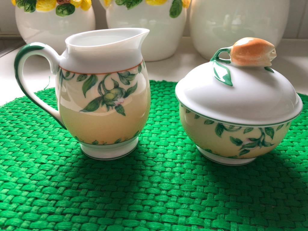 Limoges Jean Louis Coquet suiker en melk, Ophalen of Verzenden, Nieuw, Porselein, Overige typen