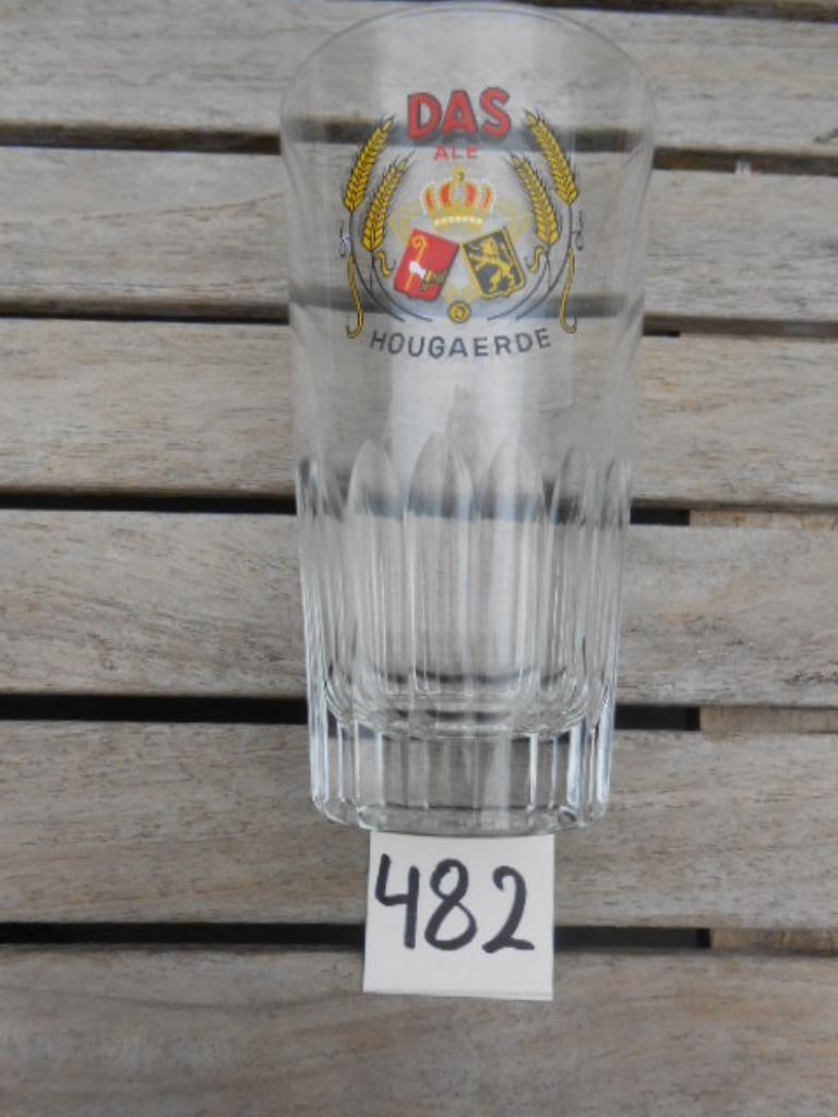 verre à bière numéro un de la brasserie DAS Ale Hougaerde, Enlèvement ou Envoi, Comme neuf, Verre ou Verres, Autres marques