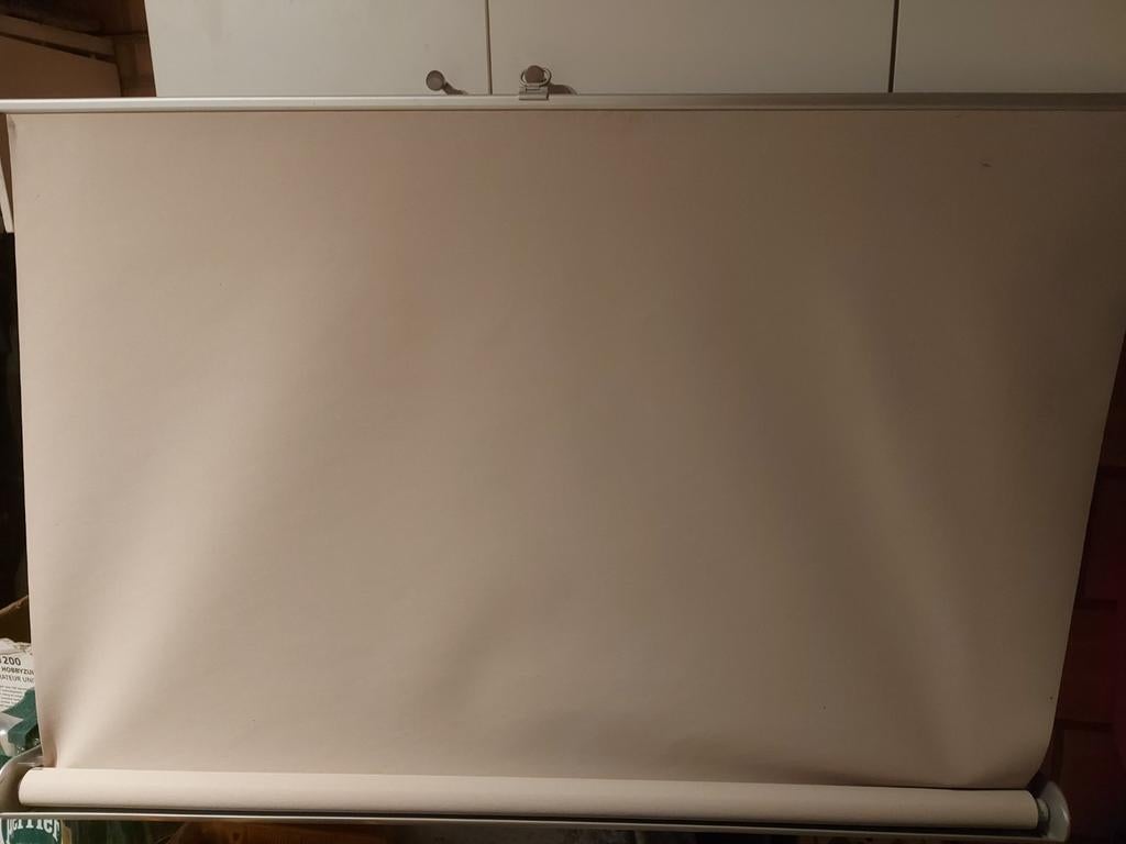 Store enrouleur, Audio, Tv en Foto, Projectieschermen, Ophalen, Handmatig, Gebruikt