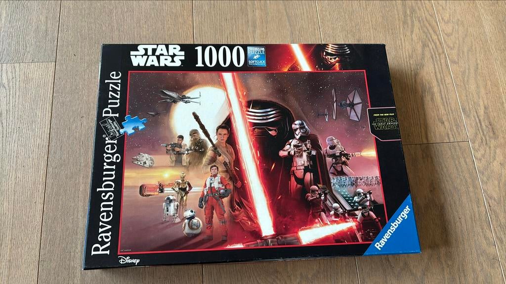 Puzzel 1000stuks Star Wars., Hobby en Vrije tijd, Ophalen of Verzenden, Zo goed als nieuw