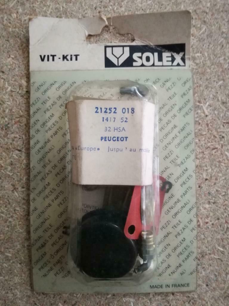 PEUGEOT 104 - CARBU SOLEX VOLLEDIGE REPARATIESET - NIEUW, Auto-onderdelen, Ophalen of Verzenden, Nieuw, Peugeot