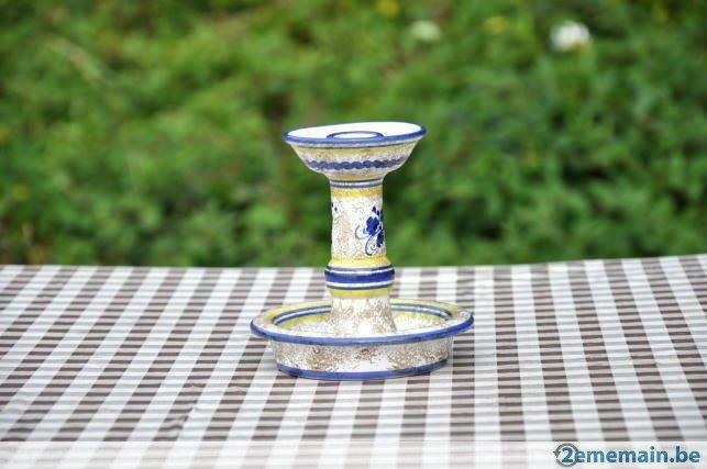 bougeoir en faience deruta, Enlèvement ou Envoi, Utilisé