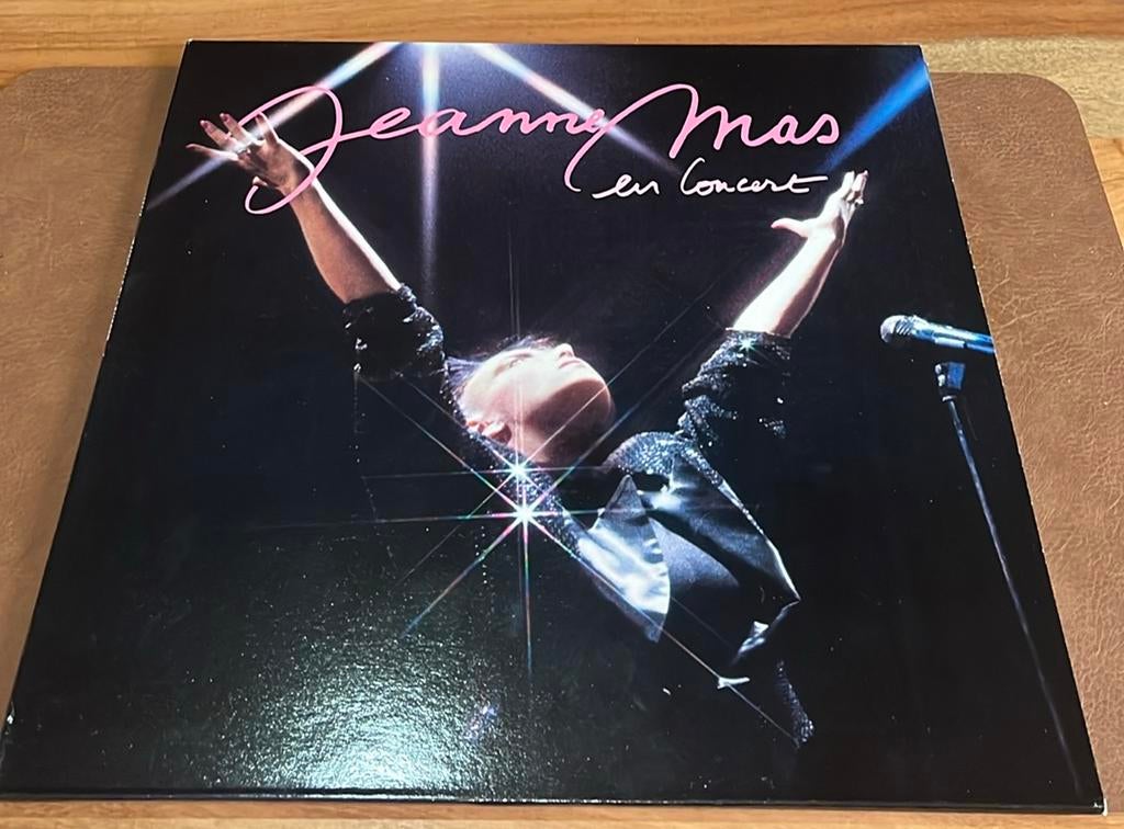 Jeanne Mas - En Concert - 2LP Vinyl, CD & DVD, Enlèvement ou Envoi, Utilisé