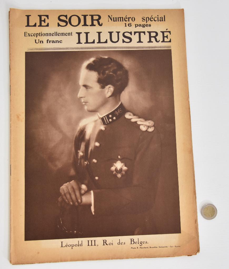 Le Soir Illustré gedenknummer Leopold 3 (1983), Enlèvement, Comme neuf, Magazine ou livre