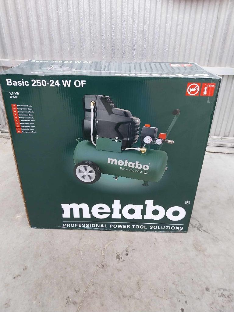 Metabo Basic 250-24 W OF Compressor | 220 l/min | Olievrij -, Ophalen, Nieuw, Minder dan 400 watt, Overige typen