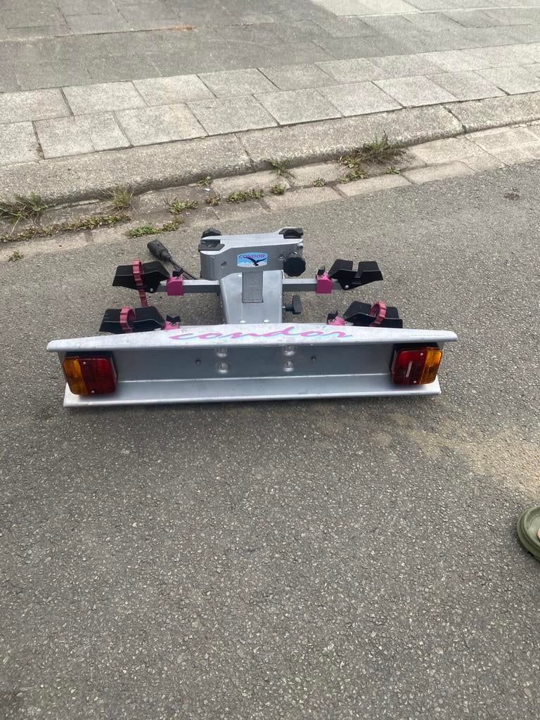 fietsendrager, Ophalen, 2 fietsen