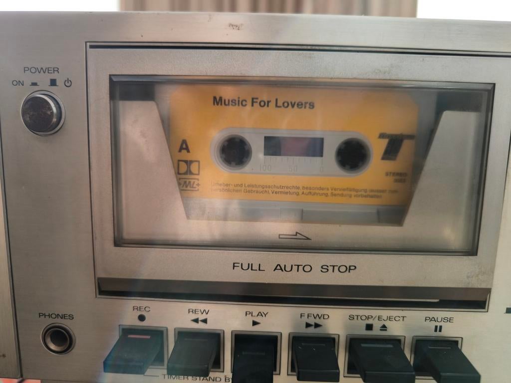 Sanyo K7 vintage deck, Audio, Tv en Foto, Cassettedecks, Ophalen of Verzenden