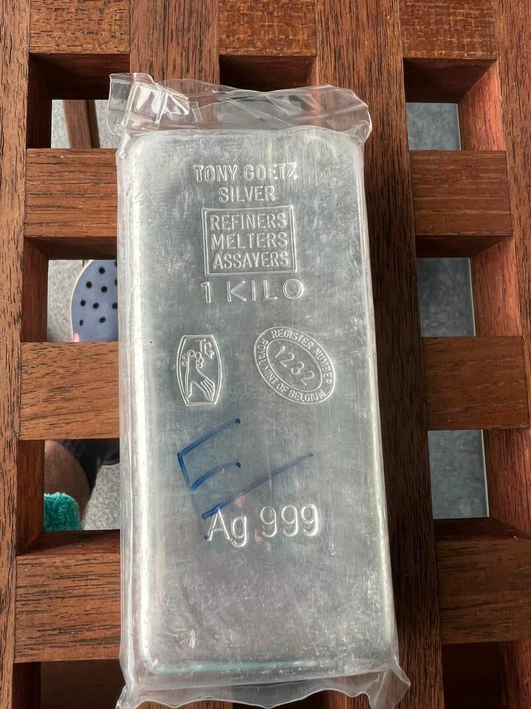 1kilogram zuiver Zilver, Ophalen, Zilver