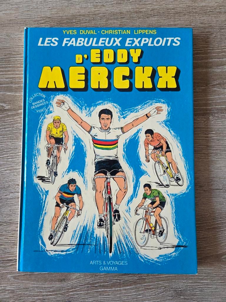 Stripverhaal Eddy Merckx, Boeken, Stripverhalen, Eén stripboek, Ophalen of Verzenden, Gelezen, Yves Duval