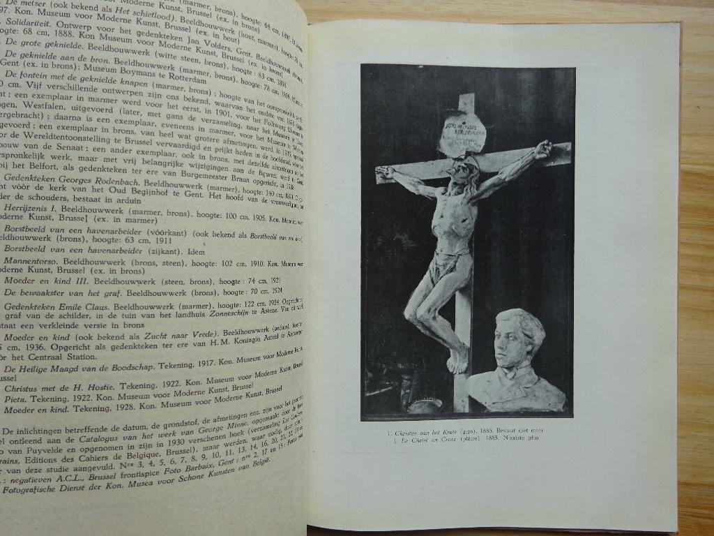 George Minne, monografie door André De Ridder ca 1950, Ophalen of Verzenden, Gelezen, Schilder- en Tekenkunst