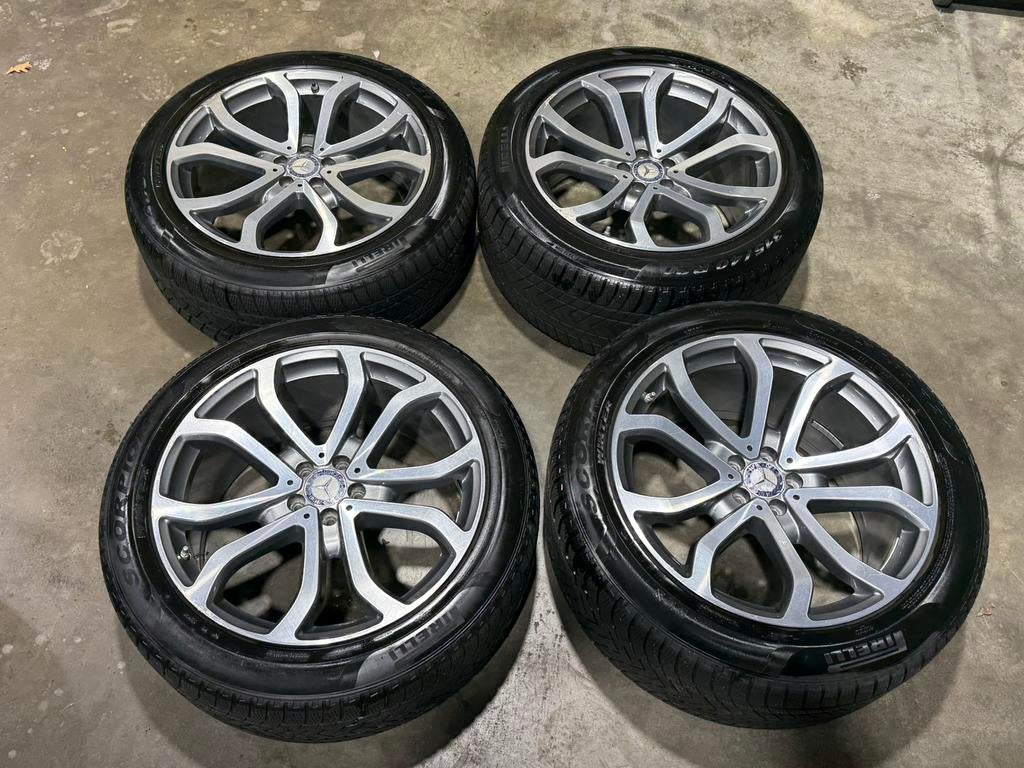 Mercedes GLE breedset 21” velgen w166 winterset 5x112, Pneus et Jantes, Pneus hiver, Autre, 21 pouces