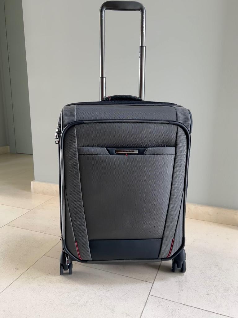 Samsonite PRO-DLX 5 - Spinner uitbreidbaar - Magnetic grey, Moins de 35 cm, Comme neuf, Enlèvement, Autres matériaux