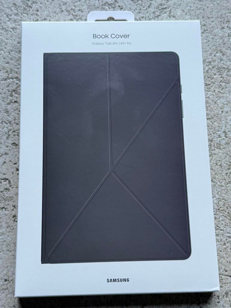Nieuwe Samsung Galaxy Tab A9+ Book Cover, Neuf, Galaxy tab A9+, 11 pouces, Protection faces avant et arrière
