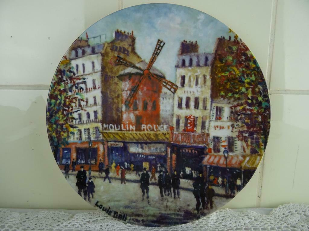 Bordje Moulin Rouge Louis Dali Limoges Moulin Rouge 1983, Ophalen of Verzenden