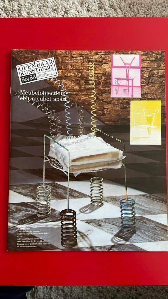 Meubelobjectkunst een meubel apart OKV Openbaar Kunstbezit, Boeken, Ophalen of Verzenden, Zo goed als nieuw