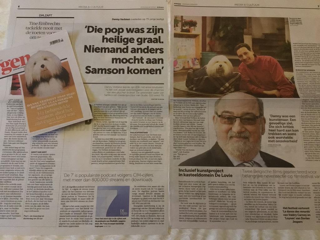 Samson en Gert die pop was de heilige graal voor Danny Verbi, Verzamelen, Ophalen of Verzenden
