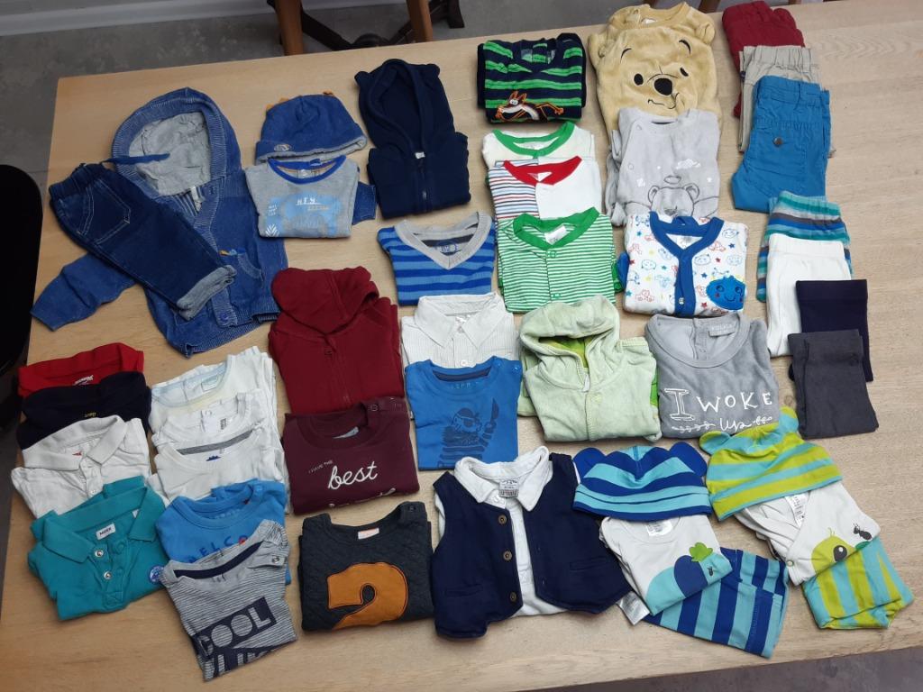 Pakket jongenskledij - maat 62 (> 40 stuks), Ophalen, Gebruikt, Maat 62