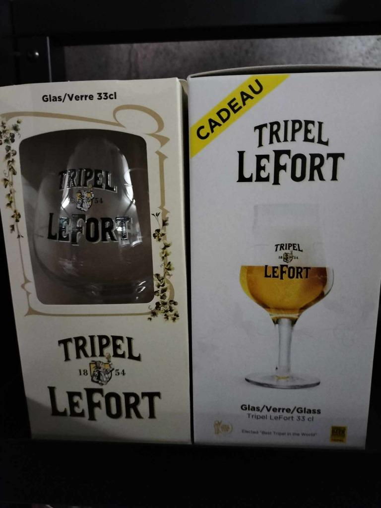 2 Triple Lefort glazen, Verzamelen, Ophalen of Verzenden, Nieuw, Glas of Glazen, Overige merken