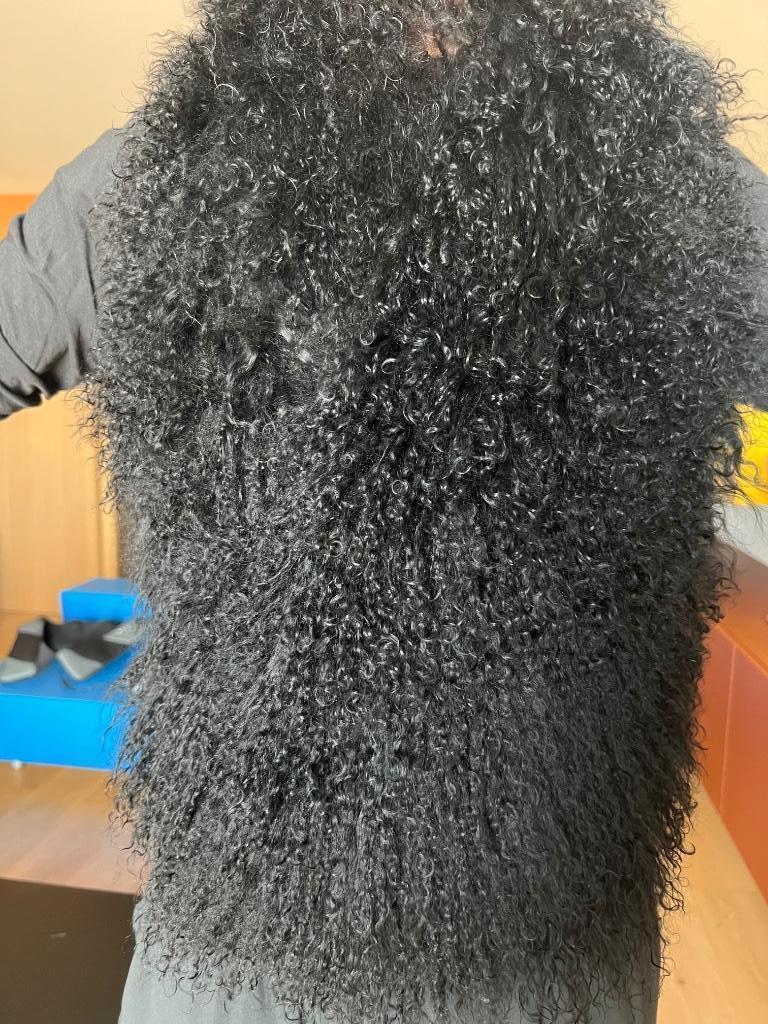 Mongoolse lamswollen Stola/sjaal ESSENTIEL ANTWERP, Essentiel Antwerp, Ophalen of Verzenden, Zo goed als nieuw, Sjaal