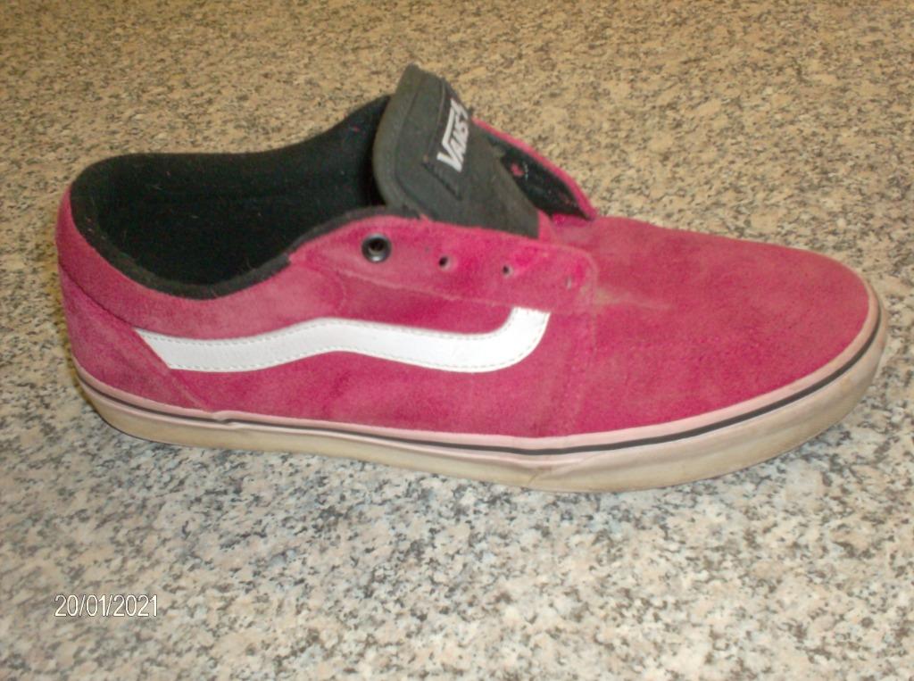 schoenen bordeau merk vans - maat 42 zonder veters, Ophalen of Verzenden, Sneakers, Vans, Gedragen