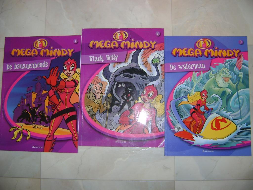 MEGA MINDY : jeu de société, BD, sac, set d'écriture, Enlèvement ou Envoi, Comme neuf, Garçon ou Fille